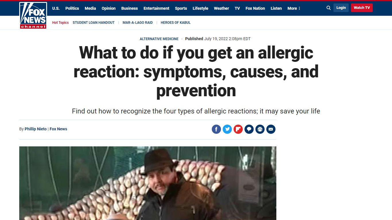 What to do if you get an allergic reaction: symptoms, causes, and ...